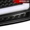 Spec-D Tuning SEDAN LED LIGHT BAR MATTE BLACK HOUSING AND CLEAR LENS, 2PK LT-WRX084JMLED-SQ-TM - alternate 5